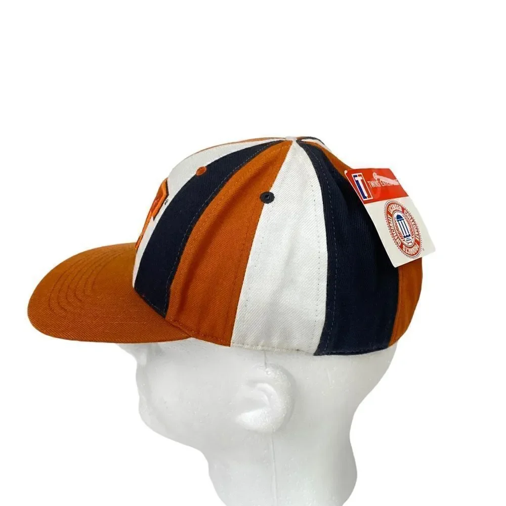 Vintage Twins Enterprise Texas Longhorns Pinwheel Wool Hat 7 1/8